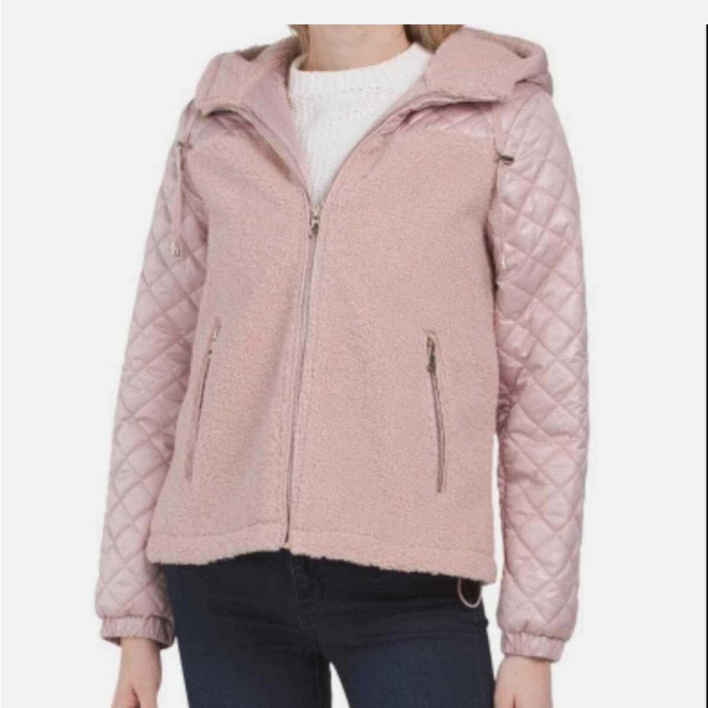 Kate Spade ♠️ Hooded Bomber Jacket - medium - light worn